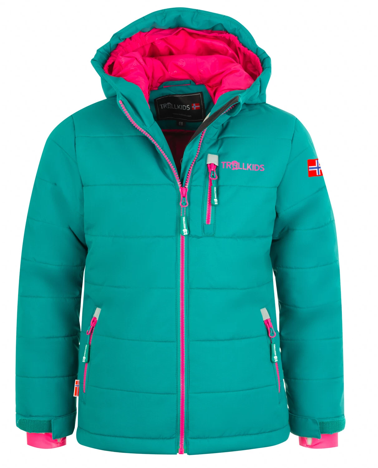 TROLLKIDS Hemsedal XT Sneeuwjas Kinderen, Turquoise/roze 3 TROLLKIDS Hemsedal XT Sneeuwjas Kinderen, Turquoise/roze