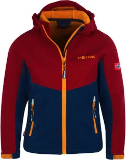 TROLLKIDS Kristiansand Jas Kinderen, Rood/blauw