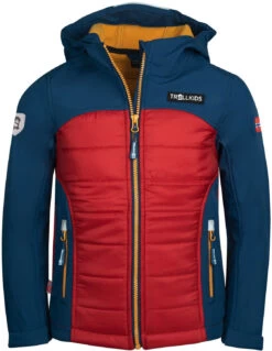 TROLLKIDS Lysefjord Jas Kinderen, Blauw/rood