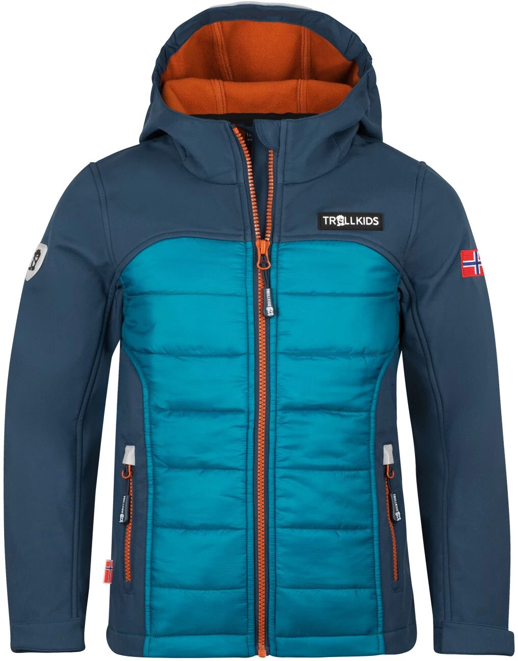 TROLLKIDS Lysefjord Jas Kinderen, Blauw/petrol 3 TROLLKIDS Lysefjord Jas Kinderen, Blauw/petrol