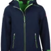 TROLLKIDS Trollfjord Jas Kinderen, Blauw/groen -Winter Mode Winkel trollkids trollfjord jacket kids bla groen 1