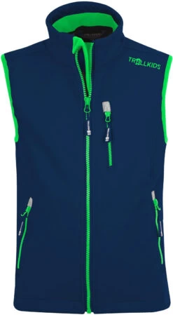 TROLLKIDS Trollfjord Vest Kinderen, Blauw