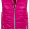 TROLLKIDS Trondheim Vest Kinderen, Roze -Winter Mode Winkel trollkids trondheim vest kids magenta silver grey 1