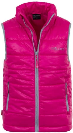 TROLLKIDS Trondheim Vest Kinderen, Roze