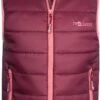 TROLLKIDS Trondheim Vest Kinderen, Rood -Winter Mode Winkel trollkids trondheim vest kids maroon red antique rose 1