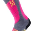 UYN All Mountain Skisokken Dames, Grijs/roze -Winter Mode Winkel uyn all mountain ski socks women medium grey melange pink 1