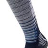UYN Ski Snowboard Sokken Heren, Grijs/blauw -Winter Mode Winkel uyn ski snowboard socks men dark blue grey melange 1