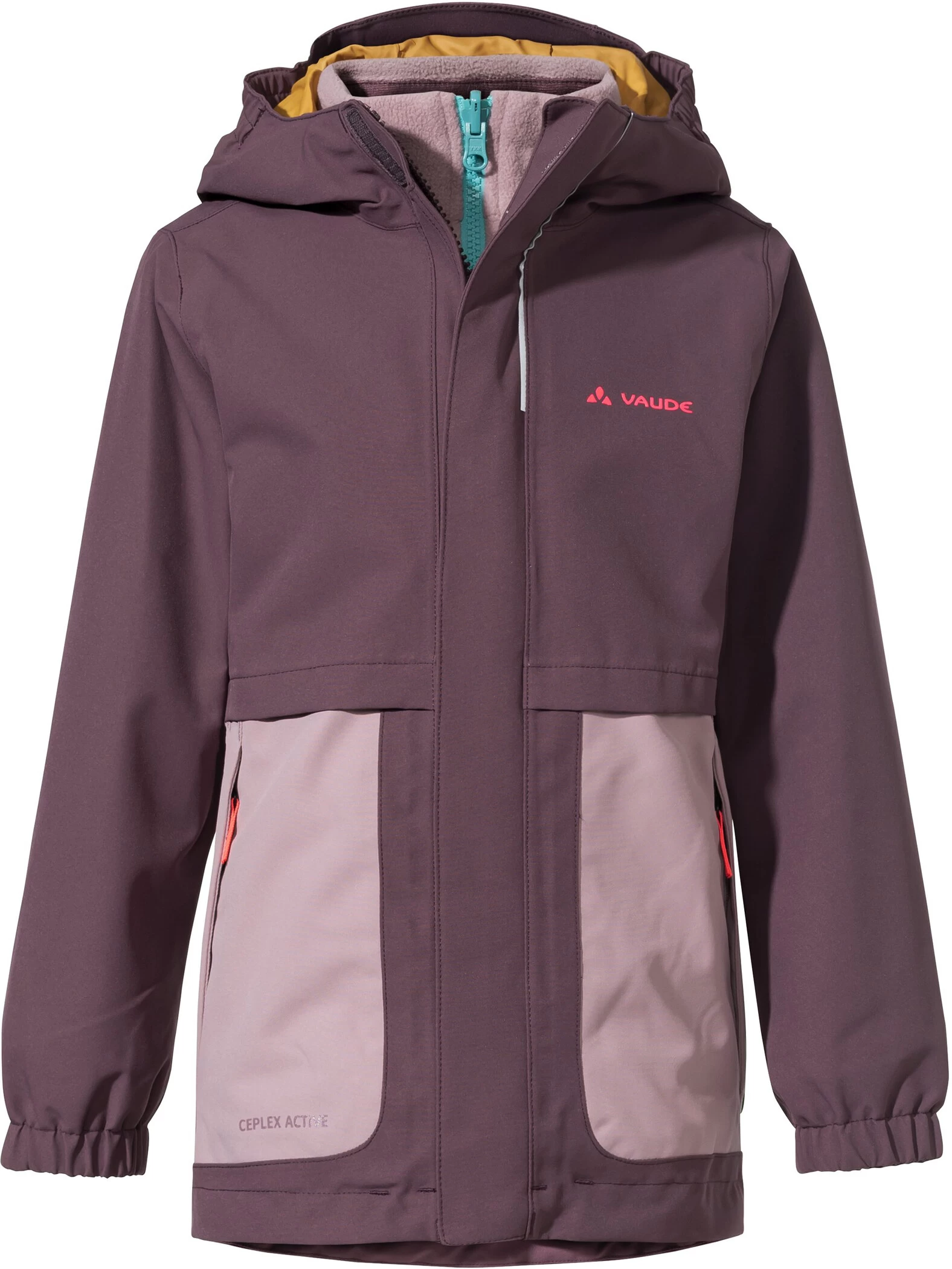 VAUDE Campfire 3in1 Jas Meisjes, Violet 3 VAUDE Campfire 3in1 Jas Meisjes, Violet