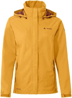VAUDE Escape Light Jas Dames, Geel