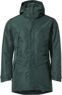 VAUDE Idris Wollen Parka Heren, Groen