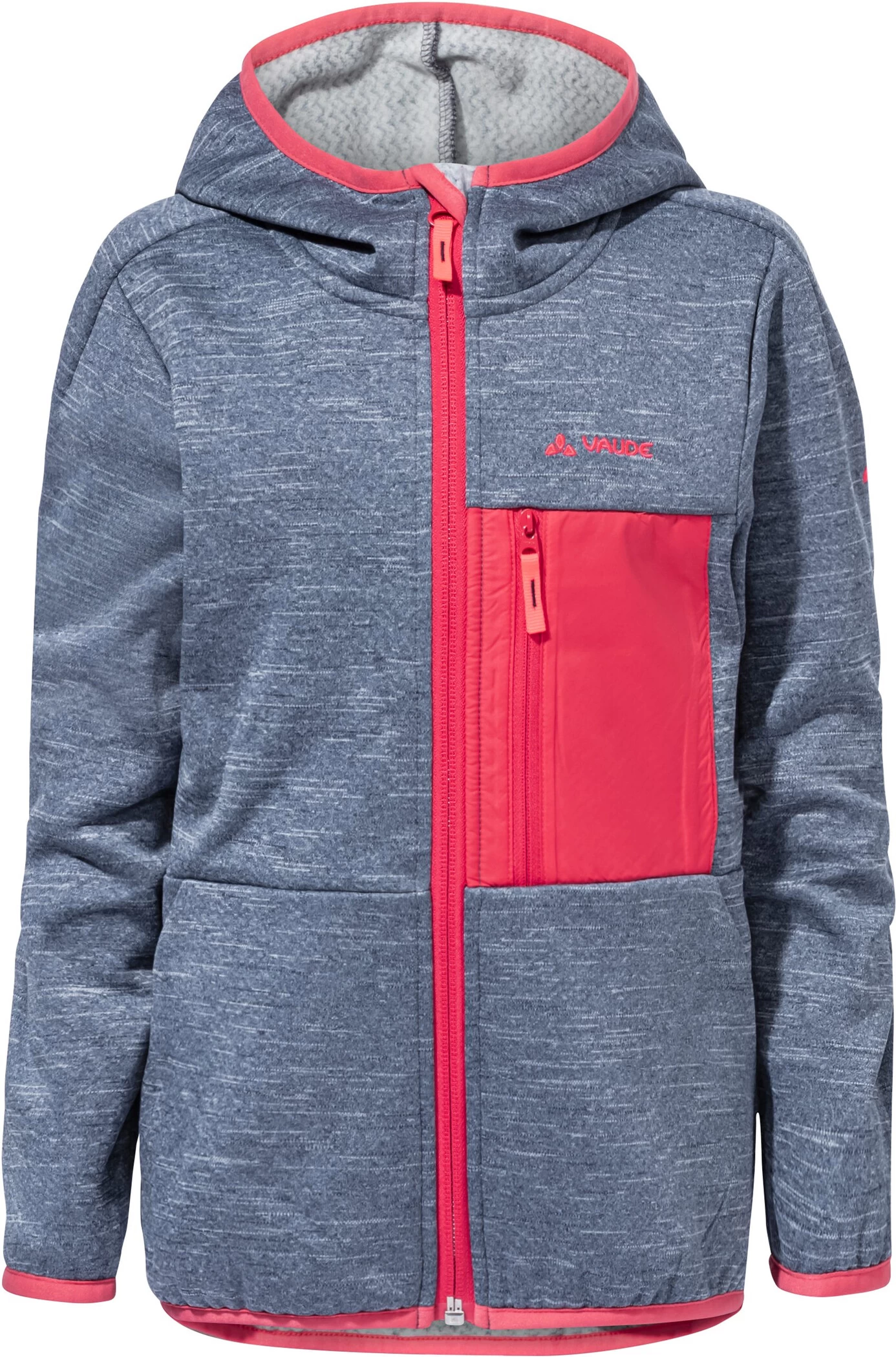 VAUDE Kikimora Jas Kinderen, Blauw/roze 3 VAUDE Kikimora Jas Kinderen, Blauw/roze
