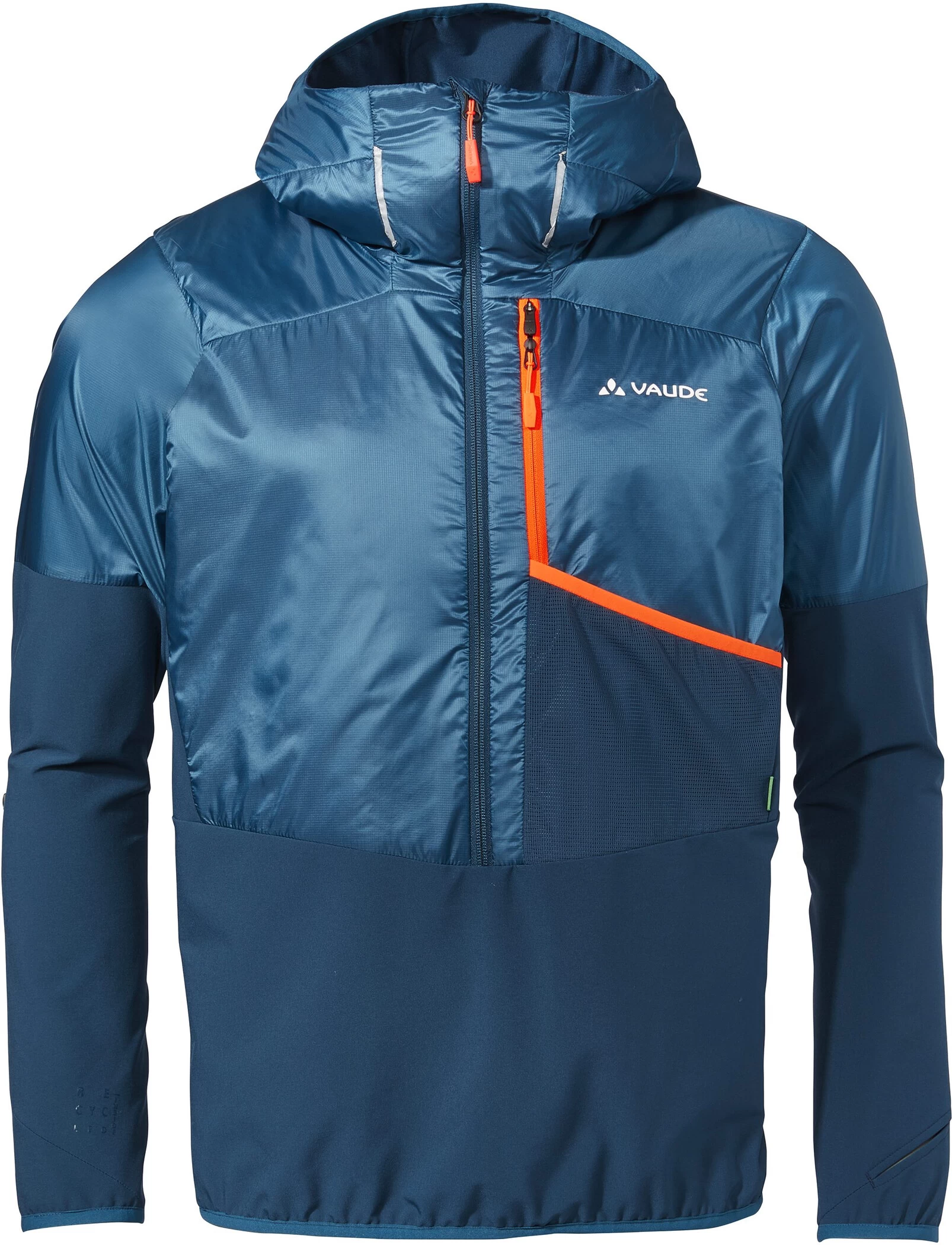 VAUDE Larice Jas Met Halve Rits Heren, Blauw 3 VAUDE Larice Jas Met Halve Rits Heren, Blauw