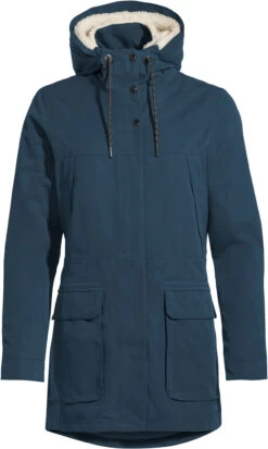 VAUDE Manukau II Parka Dames, Blauw