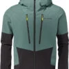 VAUDE Monviso Softshell Jas Heren, Groen/grijs
