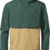 VAUDE Neyland Jas Met Halve Rits, Groen/beige -Winter Mode Winkel vaude neyland half zip jacket dusty forest 1