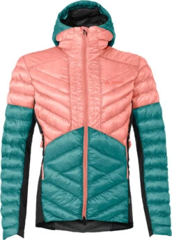 VAUDE Sesvenna Pro II Jas Dames, Groen/oranje