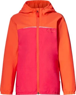 VAUDE Turaco II Jas Kinderen, Roze/oranje