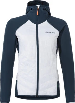 VAUDE Valdassa Hybride Jas Dames, Blauw/wit