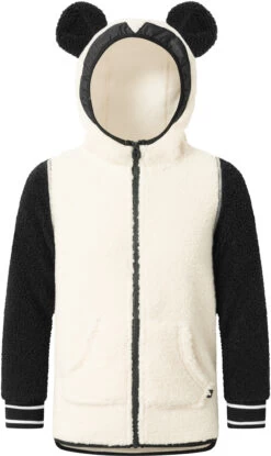 WeeDo Pando Fleece Jas Kinderen, Zwart/wit