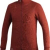 Woolpower 400 Thermojack Met Volledige Rits, Rood -Winter Mode Winkel woolpower 400 full zip jacket dam autumn red 1