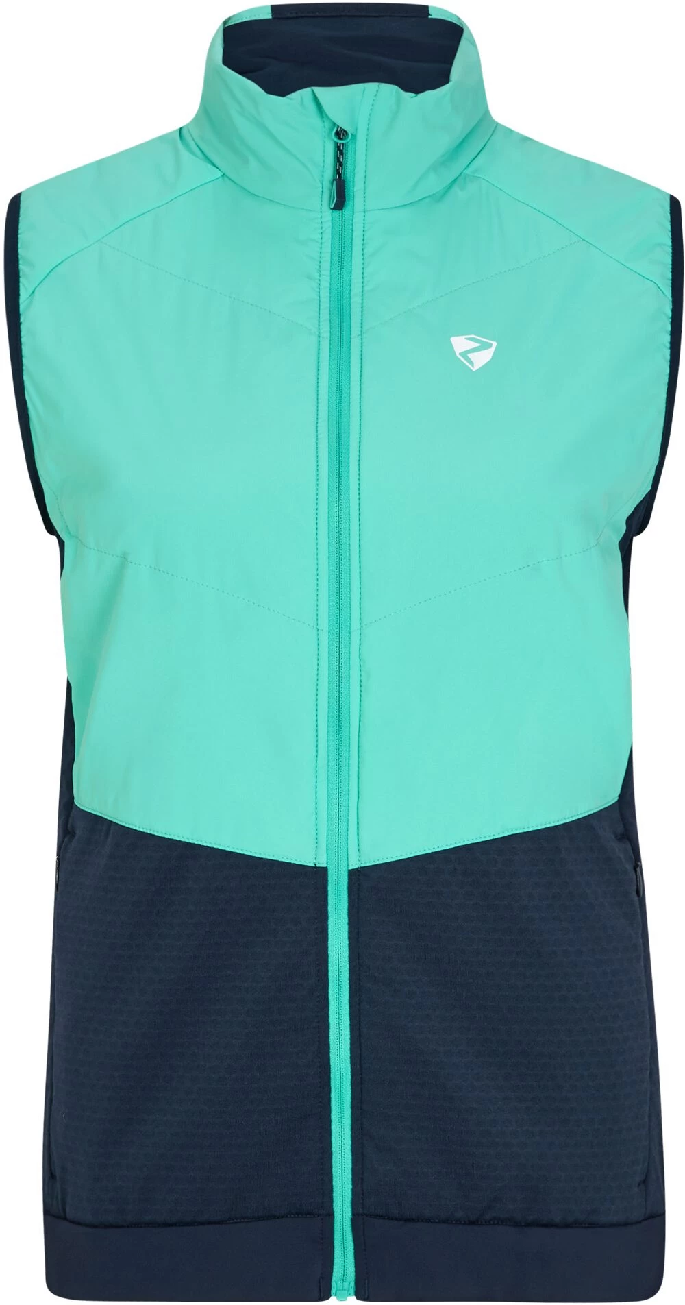 Ziener Nanja Actief Vest Dames, Blauw/turquoise 3 Ziener Nanja Actief Vest Dames, Blauw/turquoise