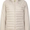 Ziener Nantana Actieve Jas Dames, Beige -Winter Mode Winkel ziener nantana active jacket women silver beige 1