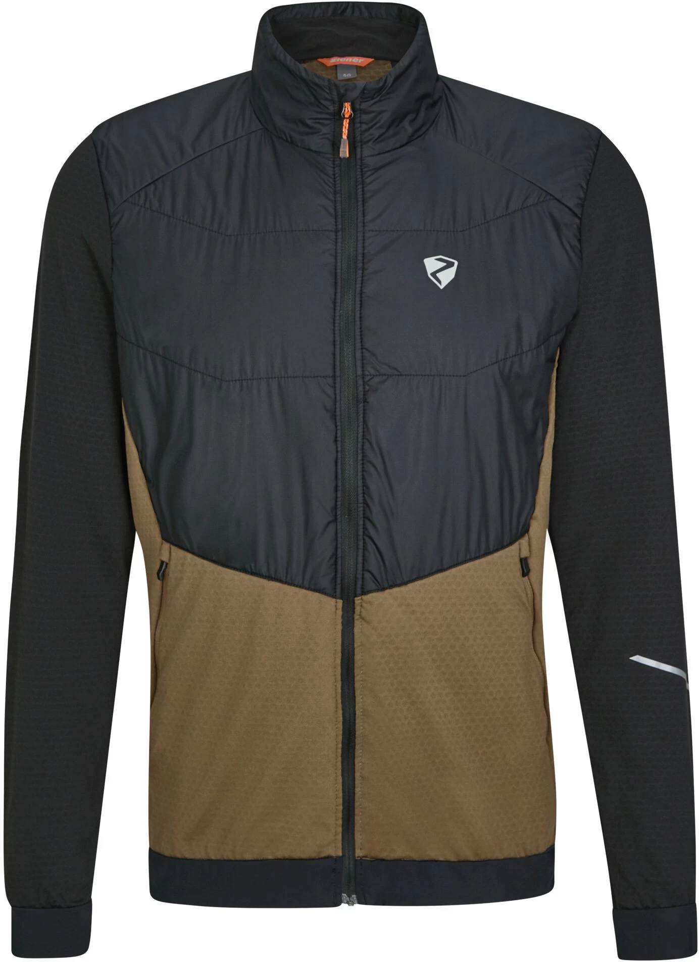 Ziener Nesko Actieve Jas Heren, Bruin/zwart 3 Ziener Nesko Actieve Jas Heren, Bruin/zwart