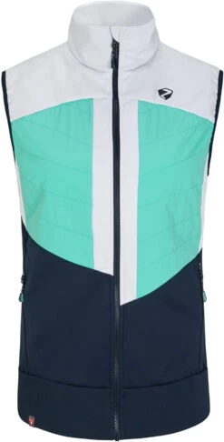 Ziener Niya Actief Vest Dames, Wit/blauw