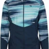 Ziener Nuretta Actieve Jas Dames, Blauw/turquoise -Winter Mode Winkel ziener nuretta active jacket women dark navy arcadian stripe 1