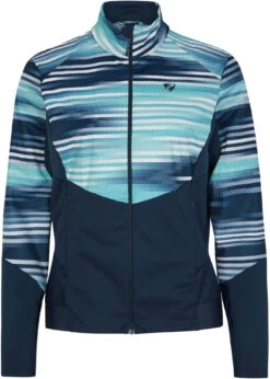 Ziener Nuretta Actieve Jas Dames, Blauw/turquoise